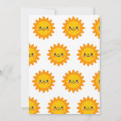 Dinosaur Baby Shower Baby Dusche Einladung (Rückseite)