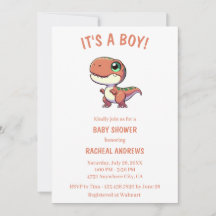 Dinosaur Baby Shower Baby Dusche