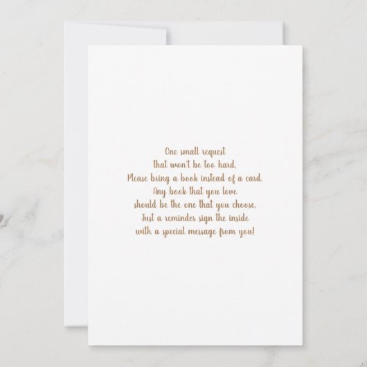 Dinosaur Baby Shower Boy Einladung (Rückseite)