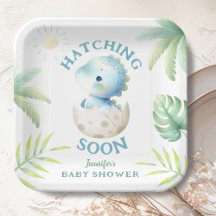 Dinosaur Baby Shower Cute Dino Boy