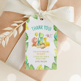 Dinosaur Baby Shower Gastgeschenk Geschenktasten Geschenkanhänger