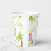 Dinosaur Baby Shower Gender Neutral Dino Pappbecher (Rechts)