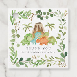 Dinosaur-Baby-Shower-Geschenkanhänger | Geschenkan Geschenkanhänger
