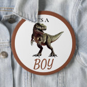 Dinosaur Baby Shower Knopf Button (Beispiel)