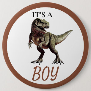 Dinosaur Baby Shower Knopf Button
