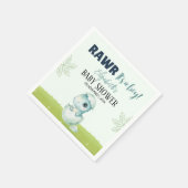 Dinosaur Baby Shower Party Napkins for Boy Serviette (Ecke)