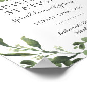 Dinosaur Baby Shower Sanitizing Station Schild (Ecke)