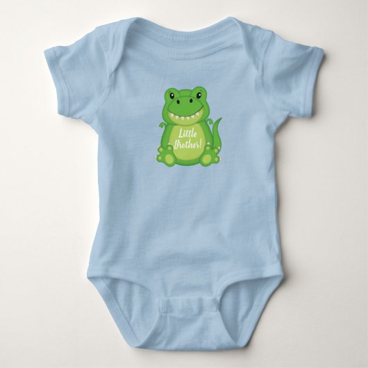 Dinosaur Baby Shower T-Rex Baby Strampler (Vorderseite)