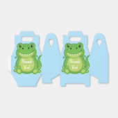 Dinosaur Baby Shower T-Rex Geschenkschachtel (Ungefaltet)