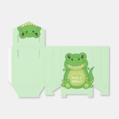 Dinosaur Baby Shower T-Rex Geschenkschachtel (Ungefaltet)