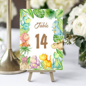 Dinosaur Baby Tischnummer