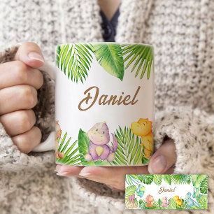 Dinosaur Baby Zweifarbige Tasse