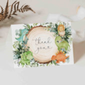 Dinosaur Babydusche Danke Karte