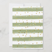 Dinosaur Babydusche Einladung (Rückseite)