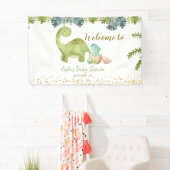 Dinosaur Babydusche Große Bannersignatur Banner (Insitu)