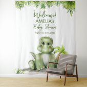 Dinosaur Babydusche Hintergrund Wandteppich (Beispiel)