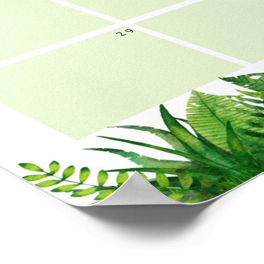 Dinosaur Babydusche Ratschlag Fälligkeitsdatum Poster (Ecke)