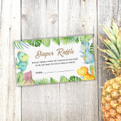 Dinosaur Babydusche Windelwaschmaschine Beilage Ka Begleitkarte