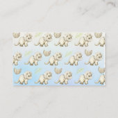 Dinosaur Babydusche Windelwaschmaschine Umschließk Begleitkarte (Rückseite)