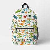 Dinosaur backpack for kids, backpack with dinosaur bedruckter rucksack (Vorderseite)