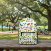 Dinosaur backpack for kids, backpack with dinosaur bedruckter rucksack