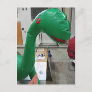 Dinosaur Ballon Postkarte