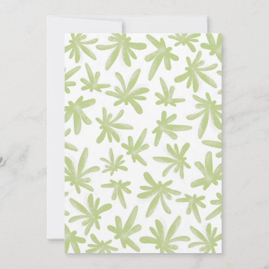 Dinosaur Balloon Kids Einladung zum Geburtstag (Rückseite)