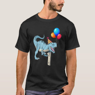 Dinosaur Balloon T Rex 1. Geburtstag Kind Junge Mä T-Shirt