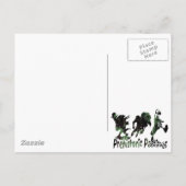 Dinosaur Baseball Ball Busta Gear Postkarte (Rückseite)