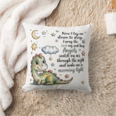 Dinosaur Bedtime Gebet Kissen (Decke)