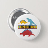 Dinosaur Big Brother Button (Vorne & Hinten)