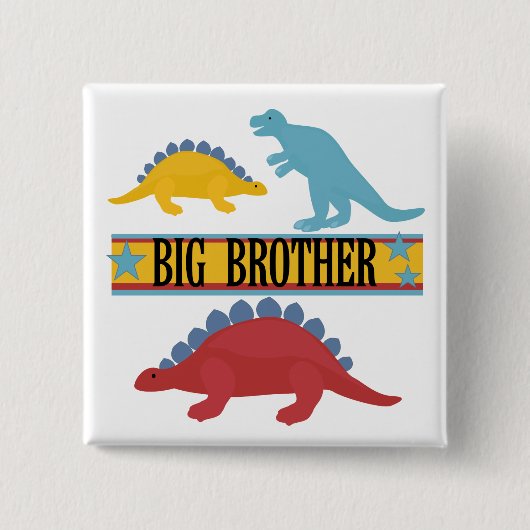 Dinosaur Big Brother Button (Vorderseite)
