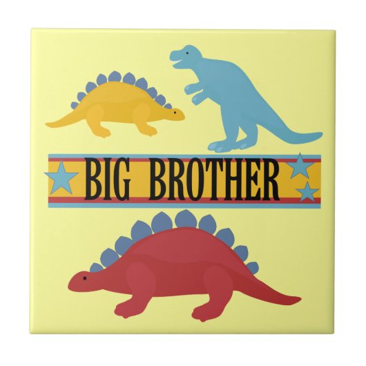 Dinosaur Big Brother Fliese (Vorderseite)