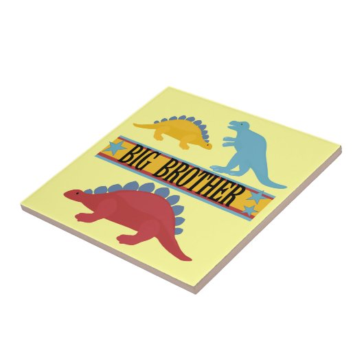 Dinosaur Big Brother Fliese (Seite)