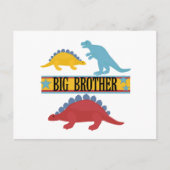 Dinosaur Big Brother Postkarte (Vorderseite)