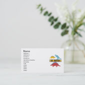 Dinosaur Big Brother Visitenkarte (Stehend Vorderseite)