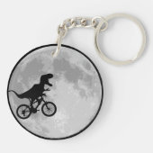 Dinosaur Bike & Moon Schlüsselanhänger (Rückseite)