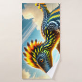 Dinosaur Bird Badehandtuch (Badehandtuch)