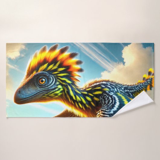 Dinosaur Bird Badehandtuch (Badehandtuch)