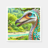 Dinosaur Bird Serviette (Vorderseite)