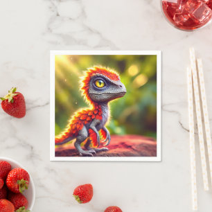 Dinosaur Bird Serviette