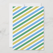 DINOSAUR BIRTHDAILFE FÜR DREI JAHRE SAVE THE DATE (Rückseite)