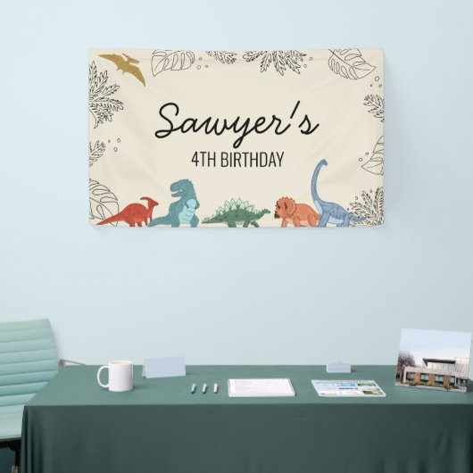Dinosaur Birthday Banner (Messeveranstaltung)