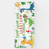 DINOSAUR BIRTHDAY BANNER (Vertikal)
