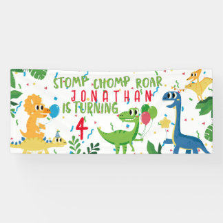 DINOSAUR BIRTHDAY BANNER