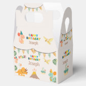 Dinosaur Birthday Boxe - Individuelle Name Geschenkschachtel (Geöffnet)
