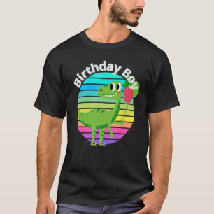 Dinosaur Birthday Boy Dino Kindergeburtstag Jahre T-Shirt