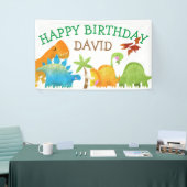 Dinosaur Birthday Boy Party Dino DinoMite Banner (Messeveranstaltung)