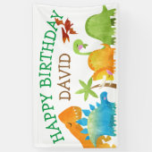 Dinosaur Birthday Boy Party Dino DinoMite Banner (Vertikal)