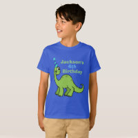 Dinosaur Birthday Boy Personalisiert Kids
